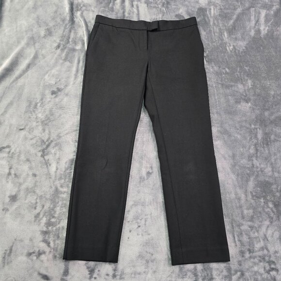 Ann Taylor Petite Devin Black Tailored Ankle Pants 2P - Picture 1 of 13